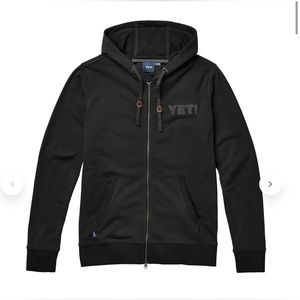 YETI Full Zip Hoodie | Black X-Large. NEW